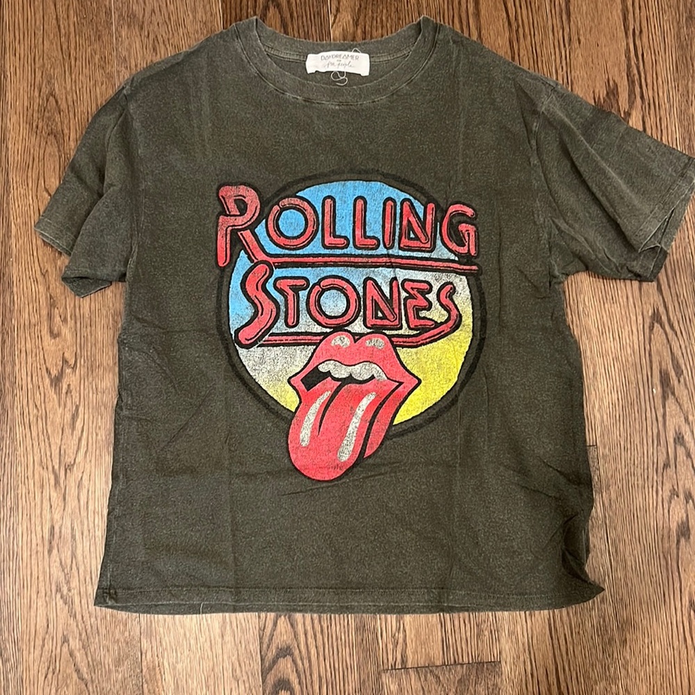Daydreamer for free people Rolling Stones vintage look tee